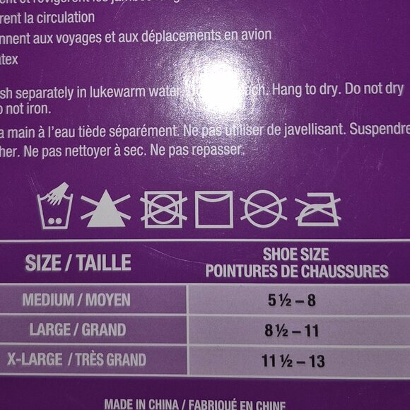 NIB Life Brand Compression Sheer Hosiery - Knee Length - Picture 10 of 10